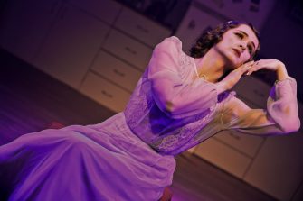 Hliary Cole in Squabbalogic's The Drowsy Chaperone. Image by Michael Francis of Francis Fotography