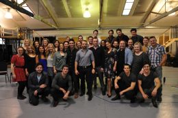 The cast of Les Miserables in rehearsal. Image © 2014 Jim Lee