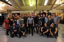 The cast of Les Miserables in rehearsal. Image © 2014 Jim Lee