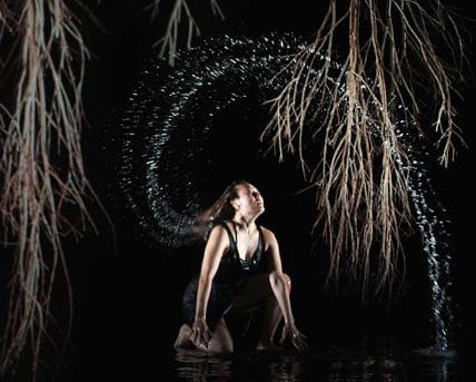 Hsin-Ju Chiu in Lake [Image: FenLan Chuang]