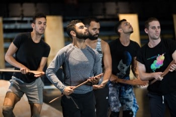 Male ensemble Patyegarang rehearsals Photo by Jess Bialek