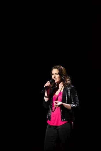 Amanda Harrison sings A Miracle Would Happen at Twisted Broadway 2014. Image by Kurt Sneddon