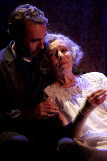Anna Volska and James Lugton in Unholy Ghosts. Photo by Danielle Lyonne.