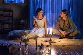 Rose Riley and Harry Greenwood in The Glass Menagerie. Photo by Brett Boardman.