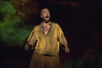 Simon Gleeson as Jean Valjean. Image by Matt Murphy