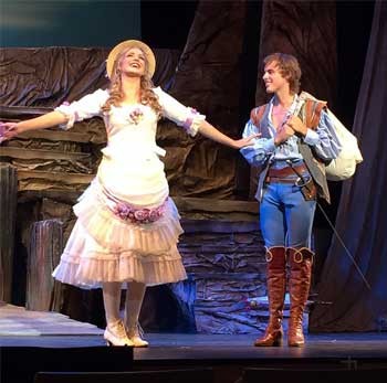Georgina Hopson and Billy Bourchier in Pirates of Penzance. Image Supplied.