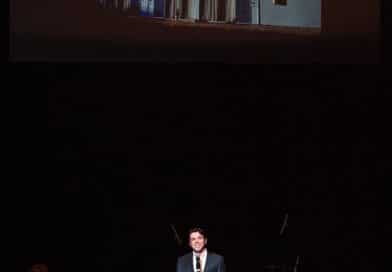 Tyran Parke sings a piece from Compositions at Light the Night, 2013.