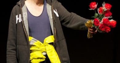 Nic Krieg in Reasons to be Pretty. Photo by Michael Errey