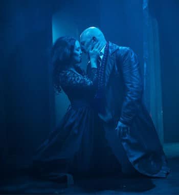 Nellie Lee and David Whitney in Dracula - shake & stir. Image by Dylan Evans.