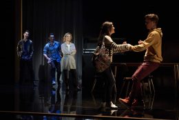 042 James Bell, Brendan Hanson, Rachael Beck, Shannen Alyce, Joel Horwood. Next to Normal. Image by Gary Marsh
