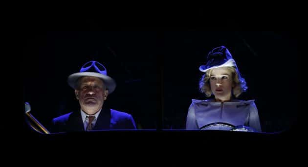 Richard Piper and Claire van der Boom in MTC's Double Indemnity. Image by Jeff Busby