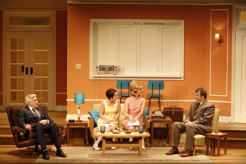 Shaun Micallef, Michala Banas, Christie Whelan Browne, Francis Greenslade. Photo by Jeff Busby
