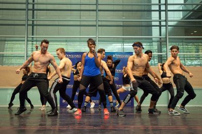 Paulini and ensemble of The Bodyguard