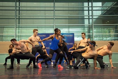 Paulini and ensemble of The Bodyguard