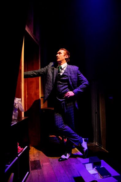 Kurt Phelan waiting for an entrance