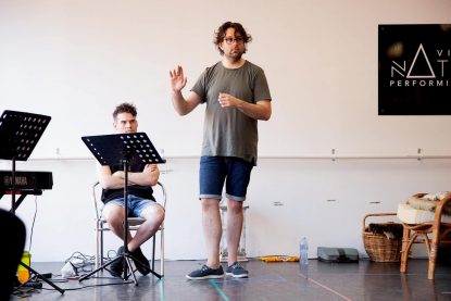 Assistant MD Nick Griffin and Musical Director Geoffrey Castles - Aspects of Love - photo by David Hooley