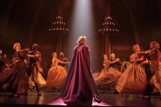 4-Caissie Levy (Elsa) and the Company of FROZEN on Broadway - Waltz. Photo by Deen van Meer