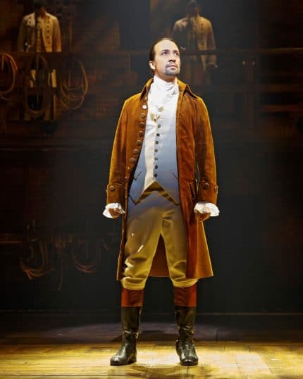 Lin Manuel Miranda as Alexander Hamilton | Photo Joan Marcus