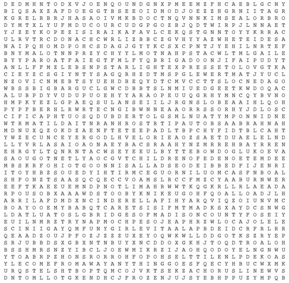 Kill Some Time In Quarantine With Our Musical Theatre Word Search Puzzle Features