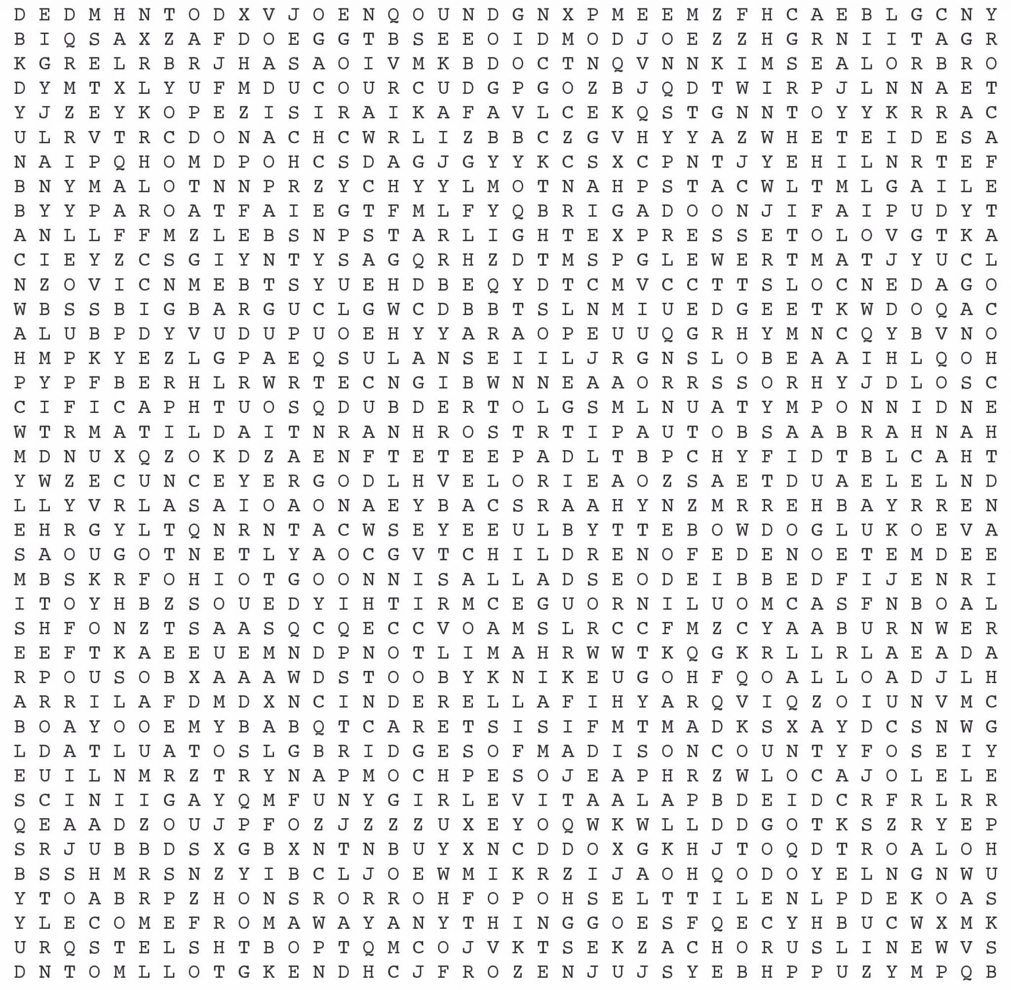 Kill Some Time In Quarantine With Our Musical Theatre Word Search Puzzle Features