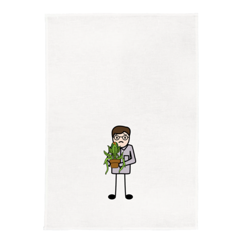 Seymour White Kitchen Tea Towel