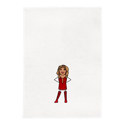 Lola White Kitchen Tea Towel