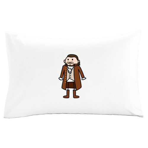 Hamilton White Display Pillow Case