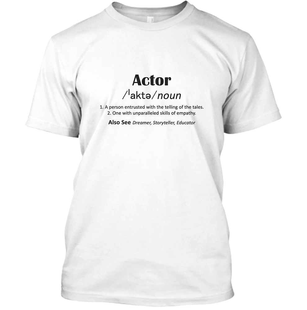Actor White T-Shirt Final