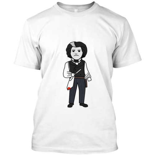 Sweeney Mens White Crew Neck T-Shirt