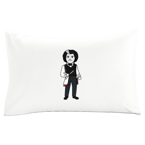 Sweeney White Display Pillow Case