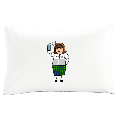 Tracy White Display Pillow Case