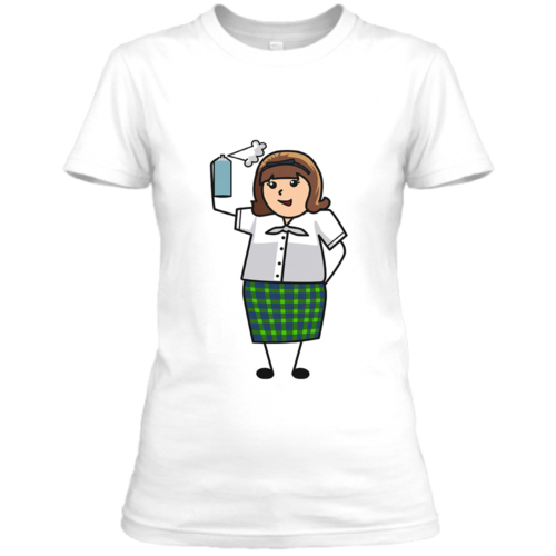 Tracy Womens White Crew Neck T-Shirt