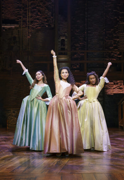 Julia K. Harriman, Sabrina Sloan and Darilyn Castillo - HAMILTON National Tour - (c) Joan Marcus