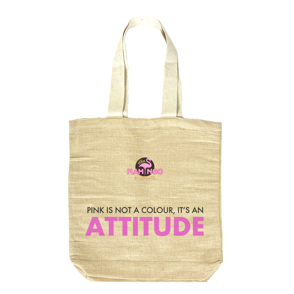 PF Premium Eco Tote Bag PINK IS NOT A COLOUR IT S AN ATTITUDE pf-premium-eco-tote-bag-pink-is-not-a-colour-it-s-an-attitude