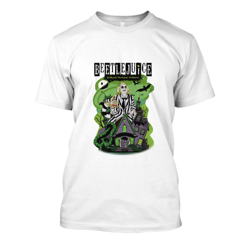 BeetleJuice #1 White Crew Neck T-Shirt
