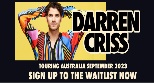 darren criss tour australia 2023