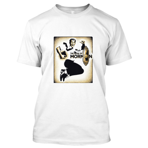 The Book of Mormon White Crew Neck T-Shirt