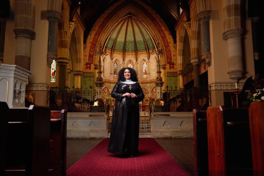 Casey Donovan in Sister Act the Musical 2. Photo by Benny Capp