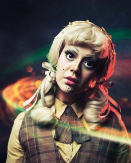 Grace Galloway as Jane Doe for RIDE THE CYCLONE, credit Charlie Flint