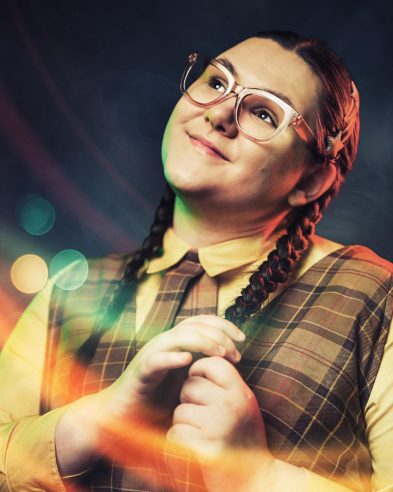 Robyn Gilbertson as Constance for RIDE THE CYCLONE, credit Charlie Flint